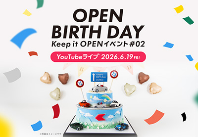 OPEN BIRTH DAY　Keep it OPENイベント　#02【YouTubeライブ 2026.6.19 FRI】